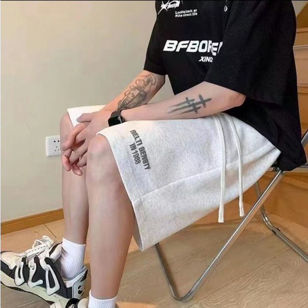 2024 muške casual kratke hlače, širokog kroja, brzo sušeće, sportski stil, srednje dužine