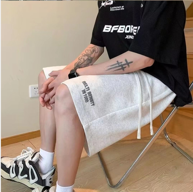 2024 muške casual kratke hlače, širokog kroja, brzo sušeće, sportski stil, srednje dužine