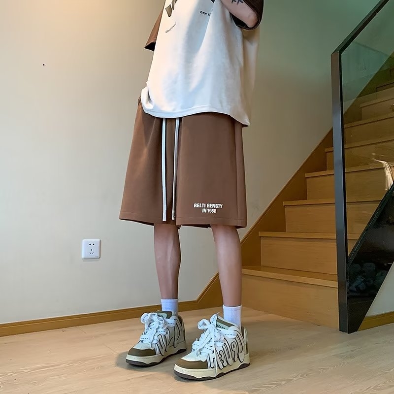 2024 muške casual kratke hlače, širokog kroja, brzo sušeće, sportski stil, srednje dužine