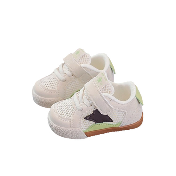 Unisex tenisice za bebe s prozračnim mrežastim gornjim dijelom, mekanom potplatom, niski kroj, Velcro zatvarač, ljetne sportske tenisice