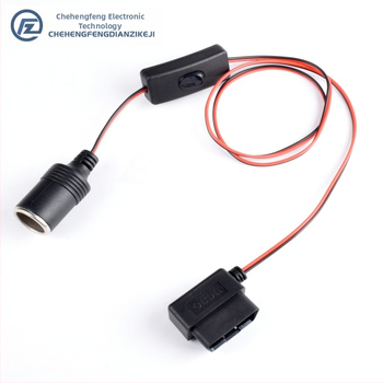 Napájací kábel pre OBD-II auto kameru – DC konektor pre zapaľovač, viacfunkčný, ľahká inštalácia