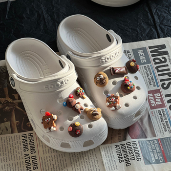 Crocs σε σχήμα μπισκότου — DIY διακοσμητικά με λουλούδια για γυναίκες