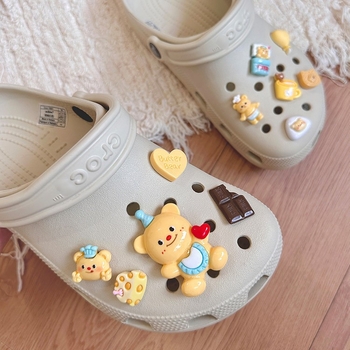 Butter Bear privjesci za cipele Crocs i sandale – DIY dodaci za djecu