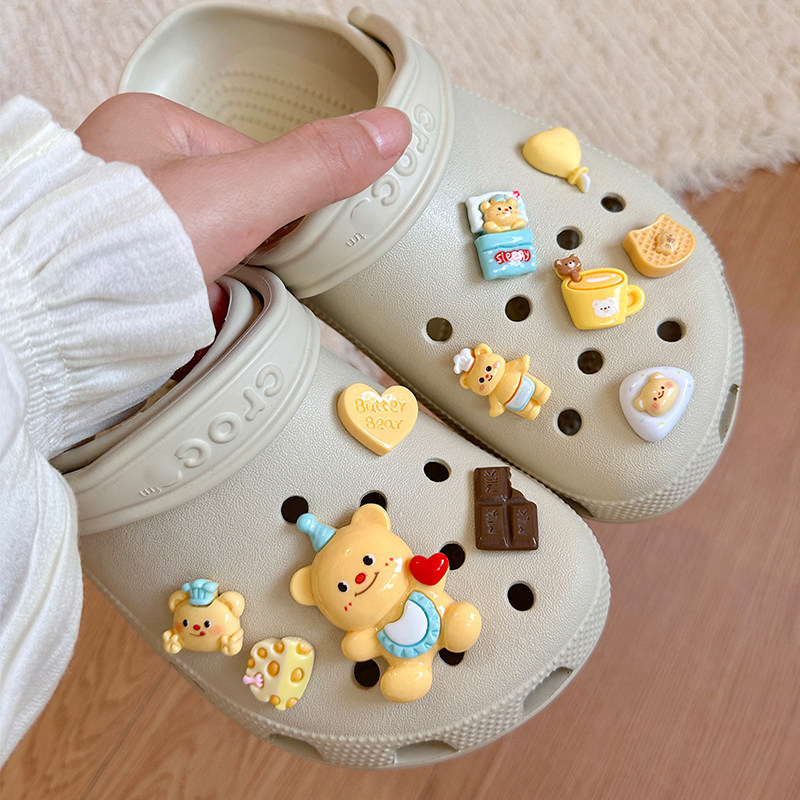 Butter Bear privjesci za cipele Crocs i sandale – DIY dodaci za djecu