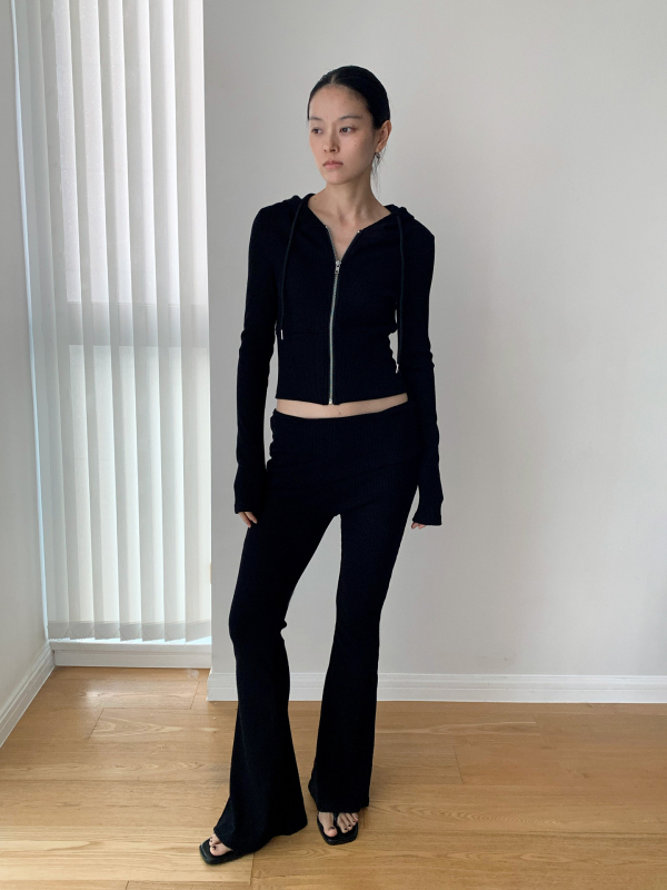 Dorothy's jesenski kratki duksa s kapuljom i zipom, korejski sportski stil, slim fit