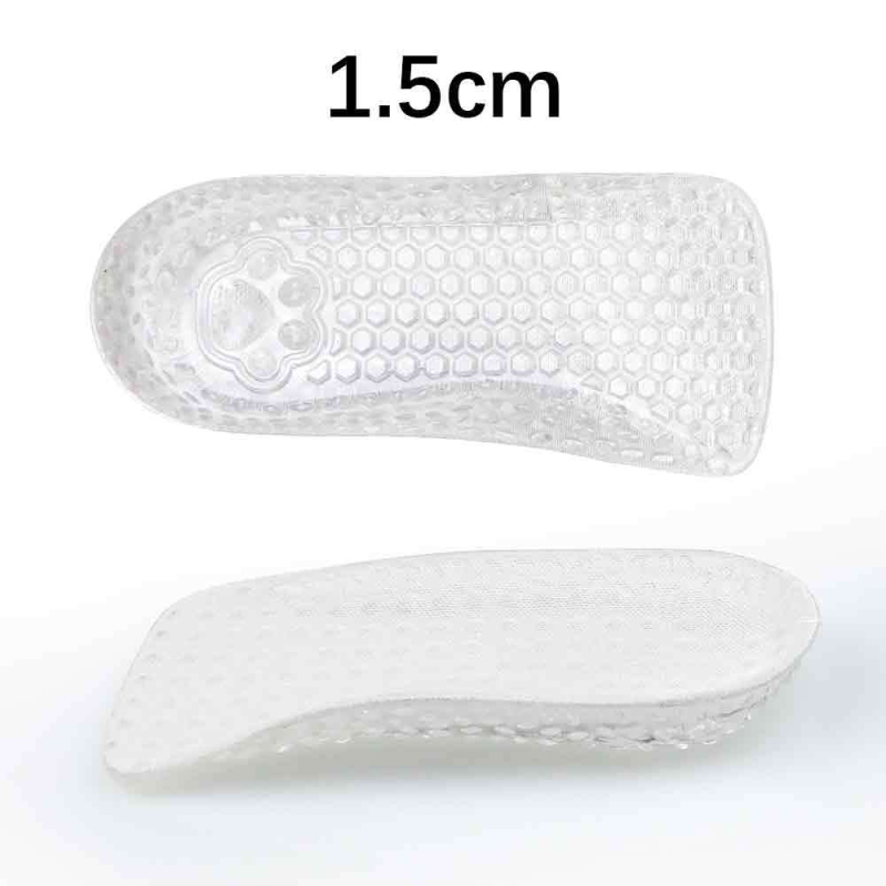 Ženski ulošci za povećanje visine, nevidljivi, 2 cm i 1 cm, mekana podloga, potpora luka, GEL