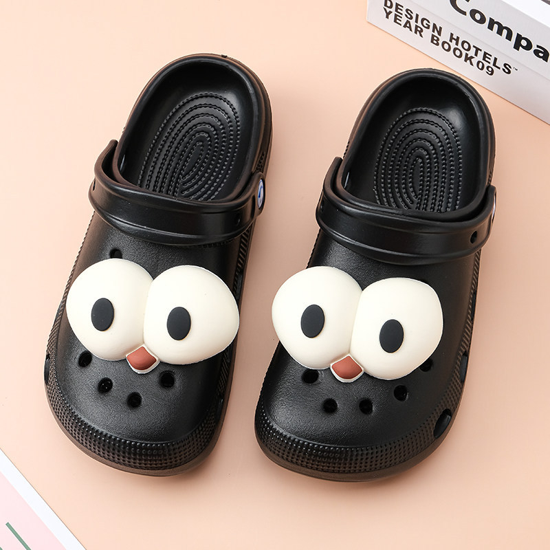 Αξεσουάρ Crocs: χαριτωμένες διακοσμήσεις για παπούτσια με μεγάλα μάτια, DIY