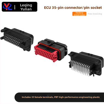 DJ7355-1.5-21 35-pín ECU pinová základňa, vodotesný konektor s elektronicky riadenou reguláciou napätia 776164-1