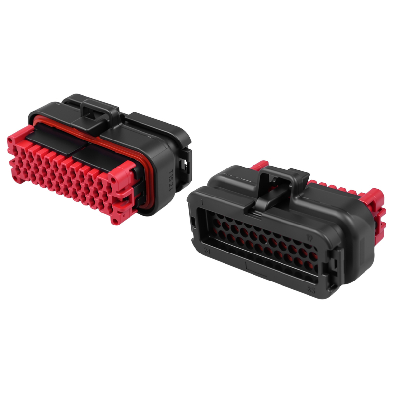 DJ7355-1.5-21 35-pín ECU pinová základňa, vodotesný konektor s elektronicky riadenou reguláciou napätia 776164-1