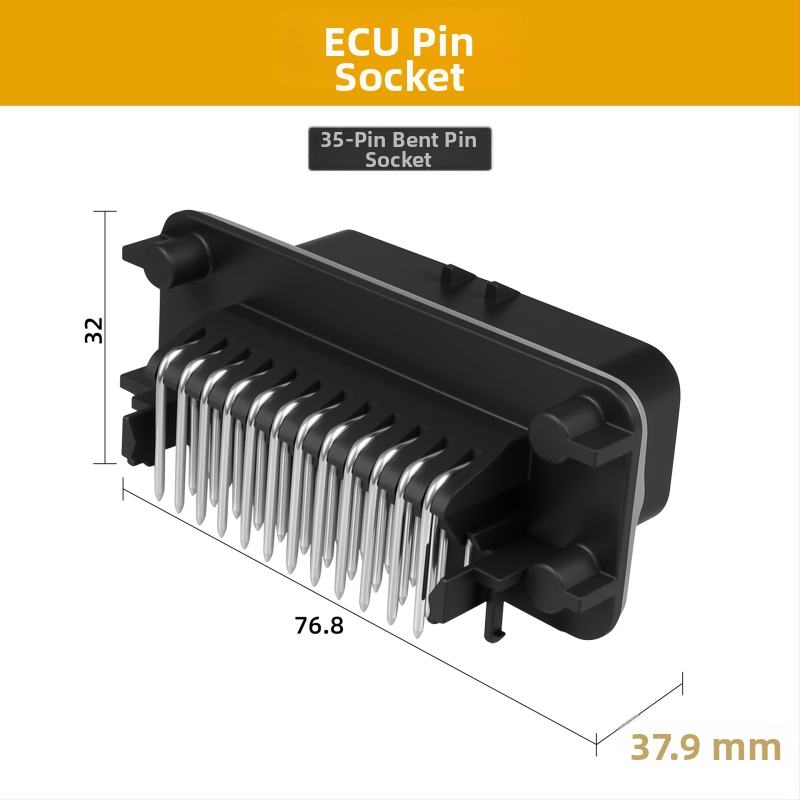 DJ7355-1.5-21 35-pín ECU pinová základňa, vodotesný konektor s elektronicky riadenou reguláciou napätia 776164-1