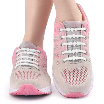 Pachet de 16 șireturi elastice pentru adidași casual, sport, fără legare, fără spălare, stil modern