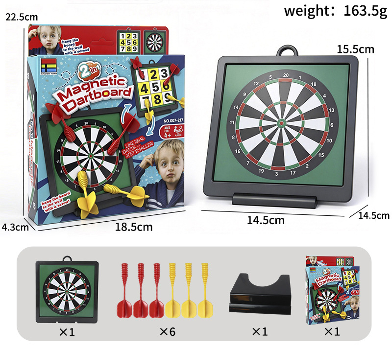 Asztali darts célpont játék családi szórakozásra, oktató, interaktív játék gyerekeknek és tiniknek