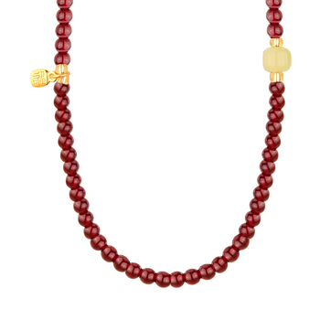 Set nakita od perlica s imitacijom granata: ogrlica, narukvica i anklet – DIY stil u kineskom stilu, svestran