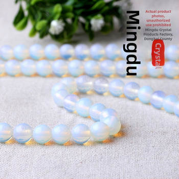 Mingdu Crystal Opal slobodne perle, 6 mm, baroknog stila, okrugle perle za DIY izradu nakita