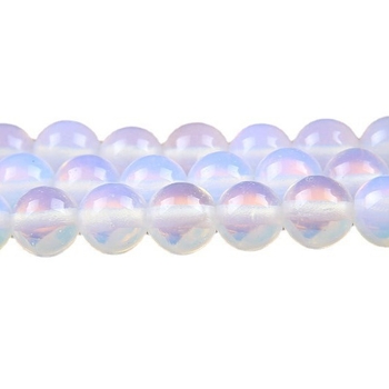 Mingdu Crystal Opal slobodne perle, 6 mm, baroknog stila, okrugle perle za DIY izradu nakita