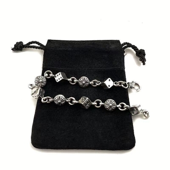 Unisex narukvica s izrezbarenim križem i motivom kocke, punk retro euro-američki stil
