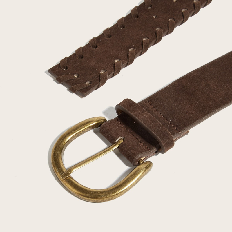 Ženski kaiš, Instagram stil, nova korejska moda, svestran dekorativni retro ručno pleteni užadni kaiš za traperice, širina 3,8 cm, duljina 103 cm