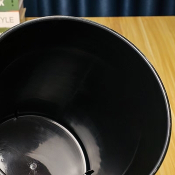 10 L hrubší plastový kôš na odpad pre kanceláriu a domov, valcovitého tvaru, skladovacia nádoba