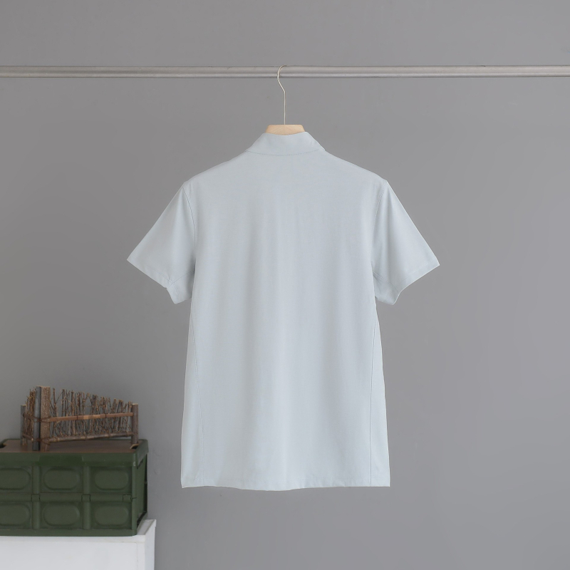 Pamučna polo majica od piqué materijala, brzo sušenje, kratki rukavi, prilagođen kroj, 3D kroj, poluzip zatvarač, prozračna i odvlaži vlagu