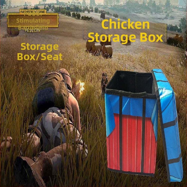 Zložiteľná úložná stolička s boxom z netkanej textílie, štvorcový formát 20×20×20 cm, 12 L kapacita, na výmenu obuvi