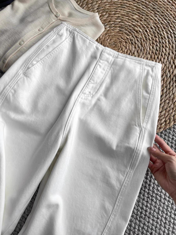Ženske traperice visokog struka, uskog kroja, 9/10 duljine, denim, proljeće 2026
