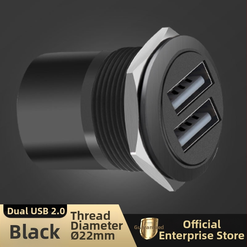 Shengtuo závitový USB dátový dvojitý docking modul 2.0/3.0 pre 86-panelovú skrinku, USB konektor typu C