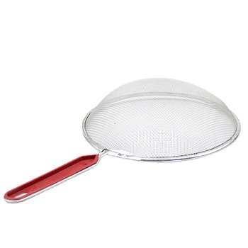 16-18 cm kovové sito na olej, sitko a miska na blanchovanie, knedle a zelenina, proti rozstreku pri vyprážaní