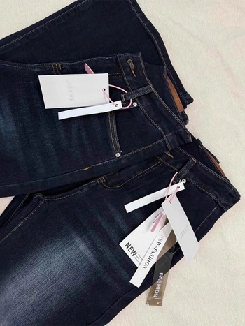 Ženske traperice s harang krojem, američki retro stil, nizak struk, uski kroj, do poda, denim