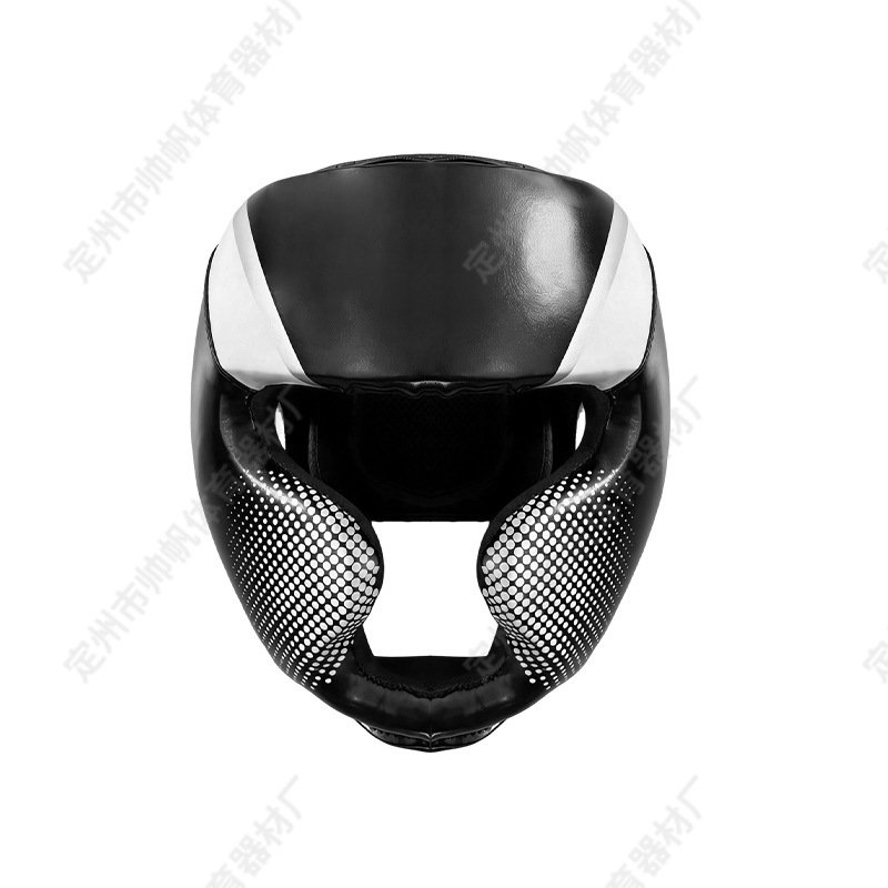 Protecție pentru cap cu mască facială pentru box și sanda – protecție completă pentru adulți și copii, competiții și antrenamente