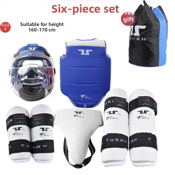 Šesťdielna sada ochranných pomôcok Taekwondo pre deti aj dospelých – set trénerov