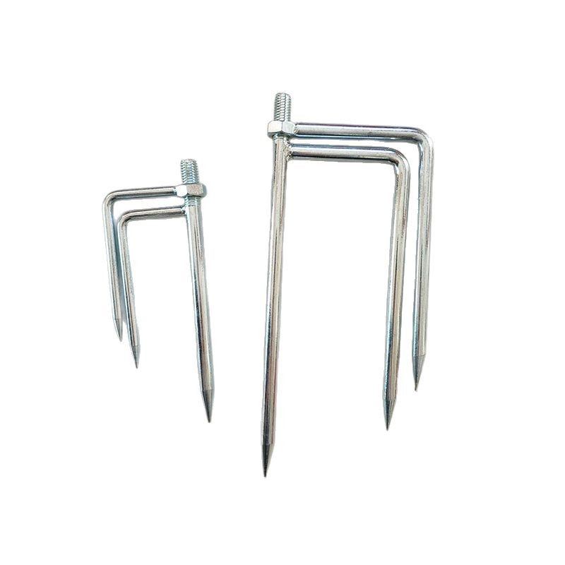 Metalni zemljani kolac za ribolovni kišobran sa 12 mm vijčanim spojem