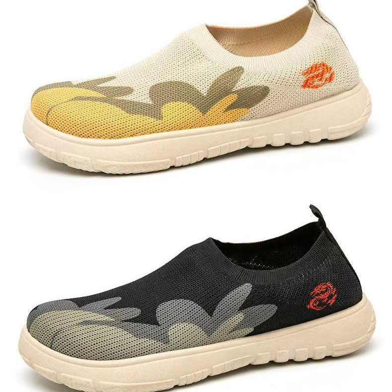 Ženske ljetne lagane slip-on cipele od platna, u Pekinskom stilu Starog Pekinga
