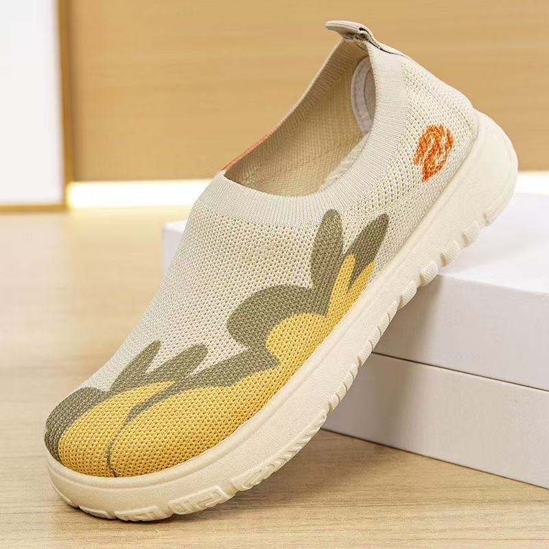 Ženske ljetne lagane slip-on cipele od platna, u Pekinskom stilu Starog Pekinga