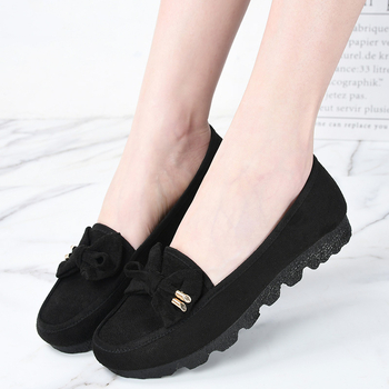 Crne ženske platnene cipele u stilu Starog Pekinga, mekana potplata, udobne slip-on casual obuće za proljeće