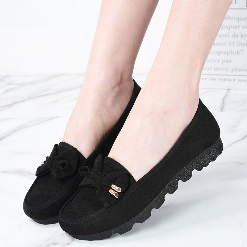 Crne ženske platnene cipele u stilu Starog Pekinga, mekana potplata, udobne slip-on casual obuće za proljeće