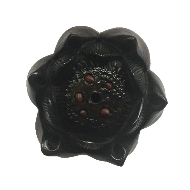 Ručne vyrezávaný drevený autovisiaci príves s koreňovým gravírovaním — boxwood, ebony, jujube wood a blood sandalwood