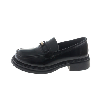 Γυναικείες Mary Jane με παχιά σόλα, slip-on loafers σε βρετανικό στιλ, φθινοπωρινό μοντέλο 2026, PU δέρμα, μεγάλες διαστάσεις