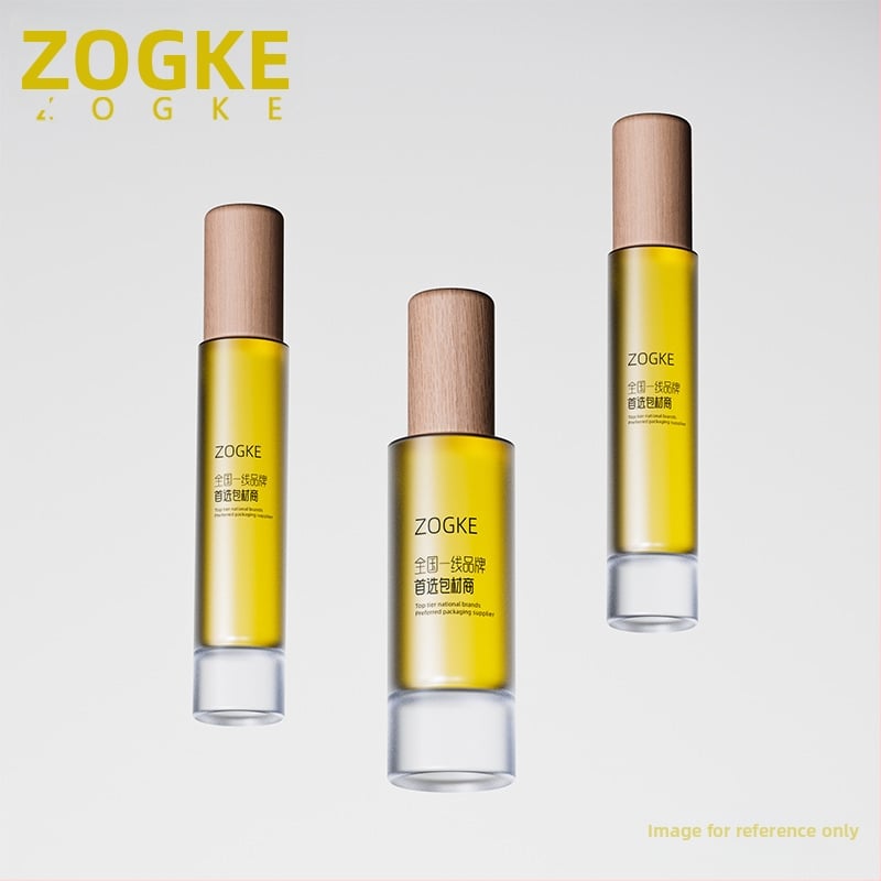 20 ml sklenená cylindrická fľaštička s hrubým dnom na parfumové vzorky, kompaktné cestovné prevedenie