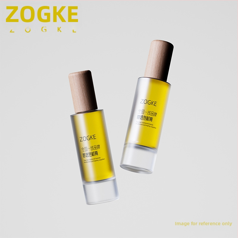 20 ml sklenená cylindrická fľaštička s hrubým dnom na parfumové vzorky, kompaktné cestovné prevedenie