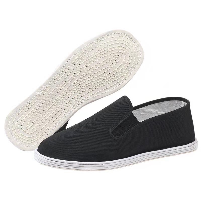 Stari Pekin – ručno izrađene cipele od čistog platna, slip-on, prozračne kućne casual cipele s debelom mekom sole i slojevito dizajniranom potplatom