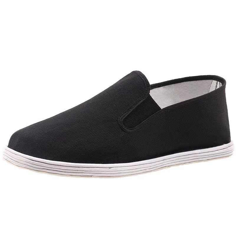 Stari Pekin – ručno izrađene cipele od čistog platna, slip-on, prozračne kućne casual cipele s debelom mekom sole i slojevito dizajniranom potplatom