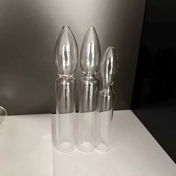 Sklenené tienidlo pre lampu s čajovou sviečkou – borosilikátové sklo, fúkané sklo, geometricky moderný minimalistický dizajn, vhodné pre hotely, kluby a KTV
