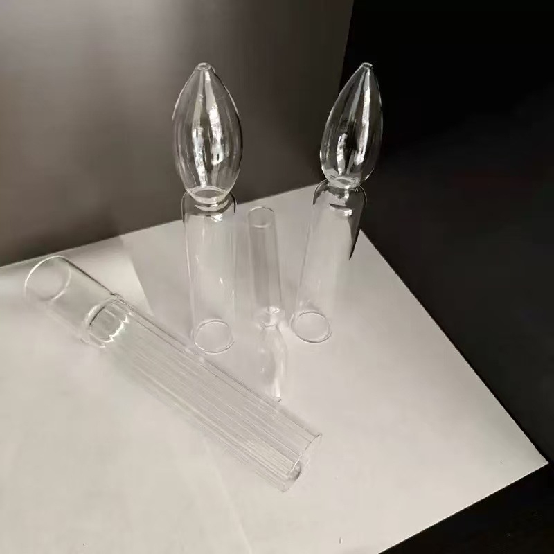 Sklenené tienidlo pre lampu s čajovou sviečkou – borosilikátové sklo, fúkané sklo, geometricky moderný minimalistický dizajn, vhodné pre hotely, kluby a KTV