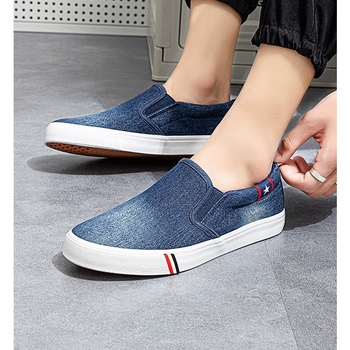Muške Slip-On tenisice od denim canvas, prozračne radne i svakodnevne tenisice
