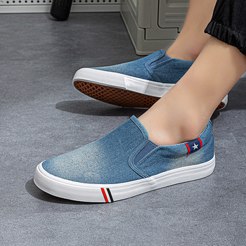 Muške Slip-On tenisice od denim canvas, prozračne radne i svakodnevne tenisice