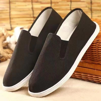 Χειροποίητα slip-on παπούτσια για το σπίτι, με χοντρές υφασμάτινες σόλες, unisex