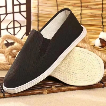 Χειροποίητα slip-on παπούτσια για το σπίτι, με χοντρές υφασμάτινες σόλες, unisex