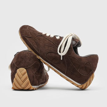 2026 nove proljeće retro casual muške tenisice Forrest Gump, gornji dio od flanel, zaobljeni vrh, niski profil, 25109-J