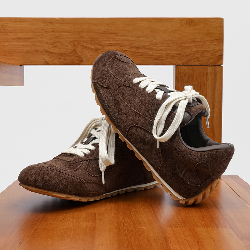 2026 nove proljeće retro casual muške tenisice Forrest Gump, gornji dio od flanel, zaobljeni vrh, niski profil, 25109-J