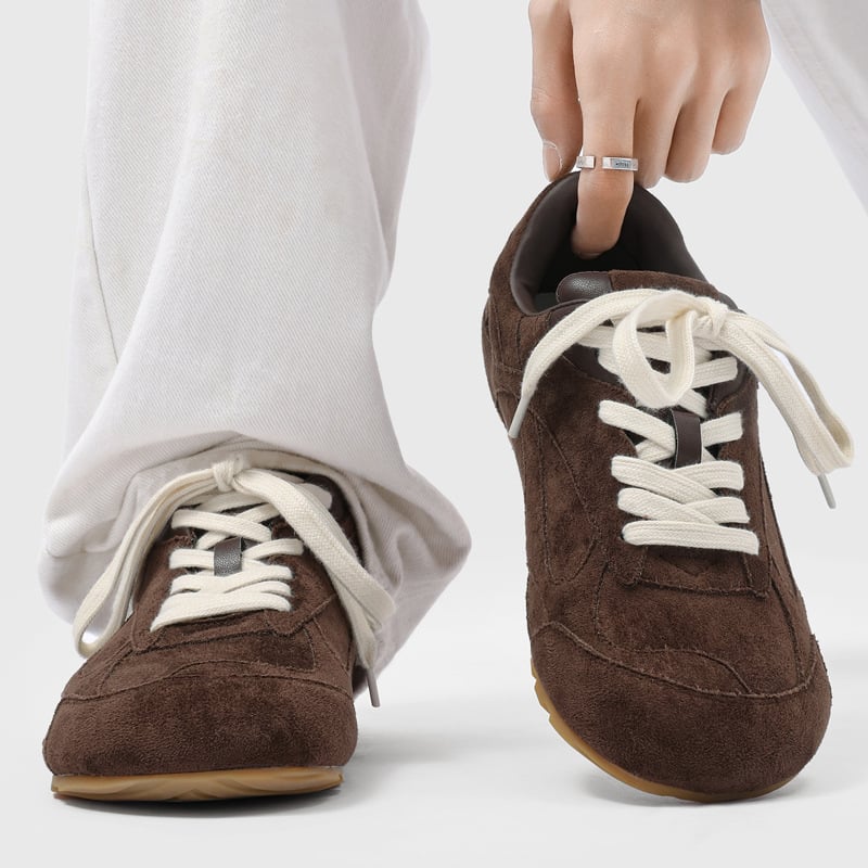 2026 nove proljeće retro casual muške tenisice Forrest Gump, gornji dio od flanel, zaobljeni vrh, niski profil, 25109-J